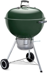 Weber Original Kettle Premium Charcoal Grill, 22-Inch, Black – Outdoor BBQ Grill with Built‑In Thermometer, Heat Control Dampers & One‑Touch™ Cleaning System